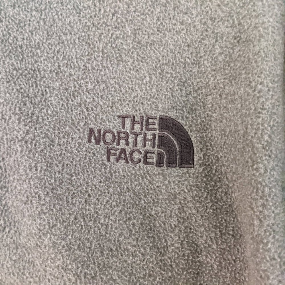 The North Face gray fleece
